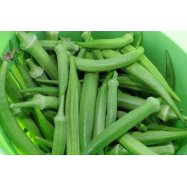 Southeast Seeds Emerald Okra Seeds, Velvet, Variety Packet Sizes, BEST OKRA, FREE SHIPPING - 60 Seeds or 1/8 OZ