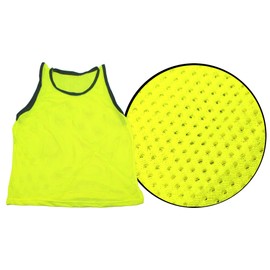 BlueDot Trading Youth Sports Pinnie High Quality Scrimmage Training Vest, Combo Pink/Yellow12 Pack