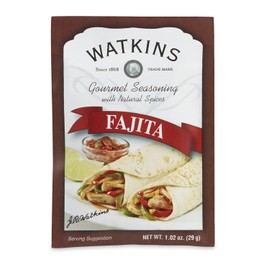 Watkins Organic Fajita Gourmet Seasoning Mix, 1.02 oz. Packets (Pack of 24)