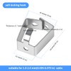 Adjustable Picture Rail Hanging System Square Hooks , 5 ft