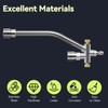 Foam Cannon Dual Connector Accessory, Pressure Washer Double Tip Attachment