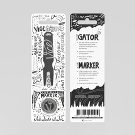 Vice Golf Gator Divot Tool + Ball Marker Set | Gunmetal