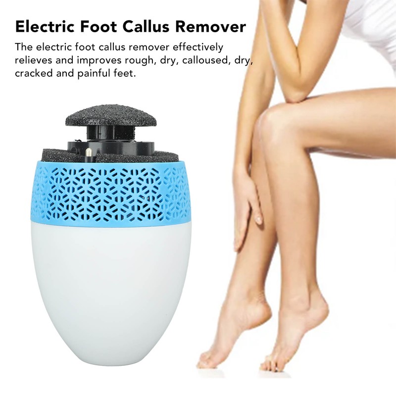 Electric Foot Callus Remover Multifunction 2 Speeds Rechargeable Blade Free