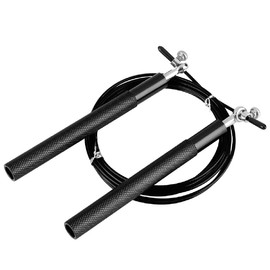 Cuerda para saltar crossfit box salto rapido tamaño ajustable mangos de aluminio 3 metros de largo cuerda para gimnasio                               