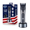 Barbasol Hair and Beard Trimmer for Men, Rechargeable Battery with
