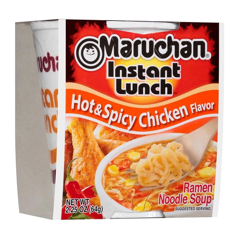 Maruchan Instant Lunch Hot & Spicy Chicken Flavor, 2.25 Oz,