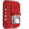 Horn Strobe,Marked Fire,Wall or Ceiling
