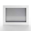 8x8 Shadow Box White Solid Pine Wood Picture Frame with