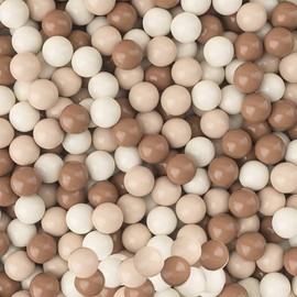 Dekeyoo Ball Pit Balls Pack of 200 - BPA Free, Crush Proof Plastic Balls for Ball Pit, Tent, Playhouse, Children's Toy Balls for Party, Macaron Ocean Balls 2.15 Inch White Clear Pink