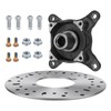 Front Wheel Hub & Brake Rotor & Wheel Studs for