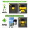 4 Pack Solar Outdoor Wall Lights with Motion Sensor -