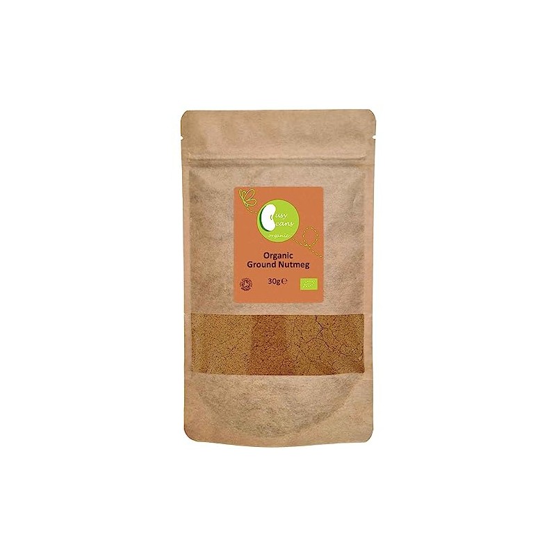 Organic Ground Nutmeg - Certified Organic - by Busy Beans