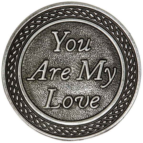 Cathedral Art (Abbey & CA Gift) You Are My Love Pocket Token, One Size, Silver