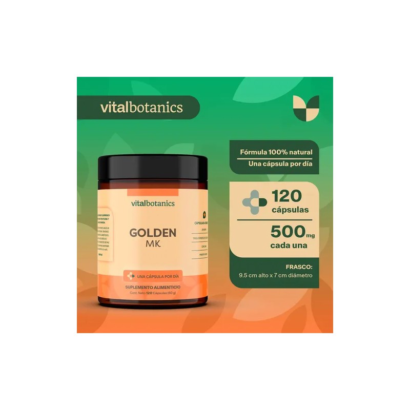 Golden Milk Suplemento Leche Dorada 120 Caps Vitalbotanics
