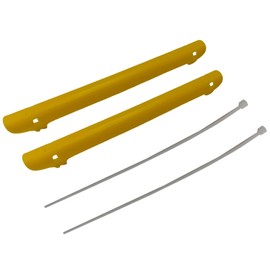 Runseaway 2Pcs Bike Chainstay Protector Universal Frame Chain Guard Cover Anti-Scratch Protective Pad for Mountain Bike MTB Road Bicycle Easy Install Lightweight(Yellow)