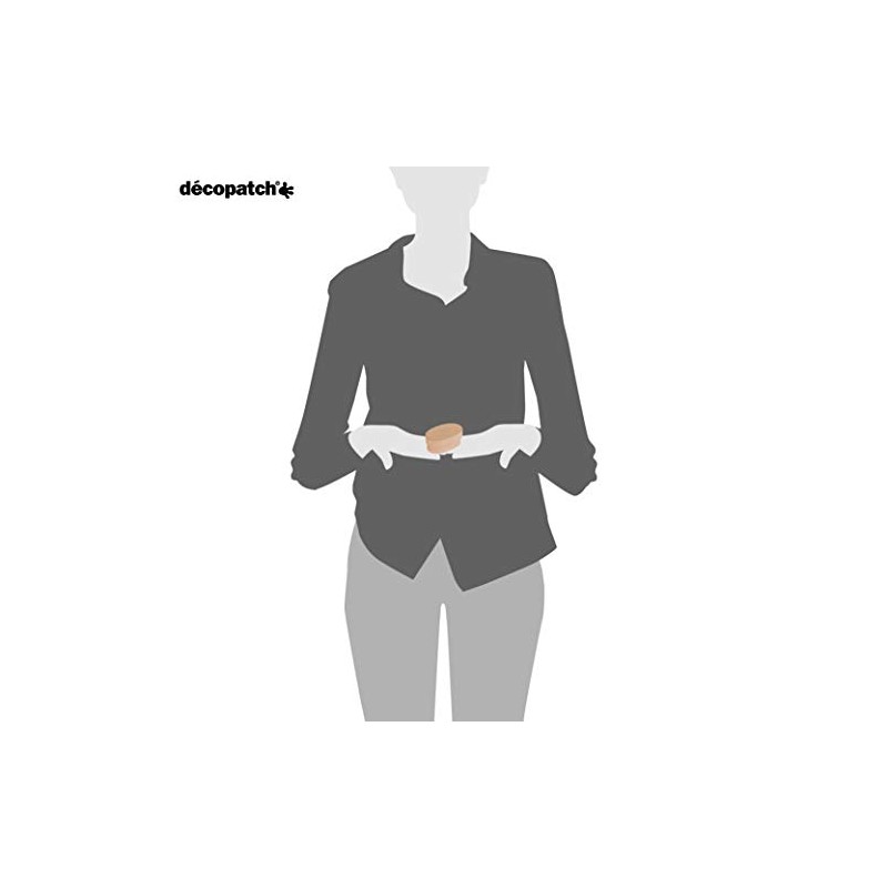Décopatch - Ref BT071C - Mini Oval Shaped Box -