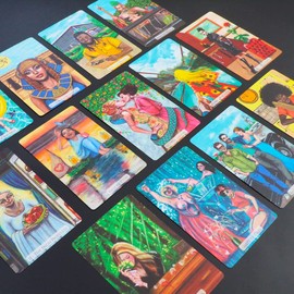 ETHONY Modern Love Tarot Cards Deck with 78 Beautiful Cards Exploring The Many Facets of Love and Relationships | Keepsake Box, Deluxe Full-Color Guidebook, Foil Stamped Back, and Gilded Edges