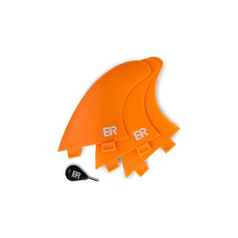 Eisbach Riders Surfboard FCS Thruster Fin Set with Fin Key