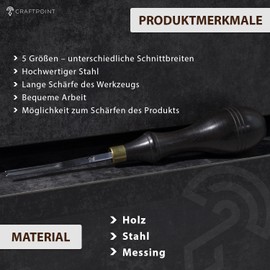 Edge Beveler 0.6 mm - 2.25 mm - Leather Edge Cutter Made of Sandalwood, Edge Shaper & Skiving Tool for Precise Edge Processing, DIY Leather Craft, Saddler Tool (#1-(2.25 mm Cutting Width))