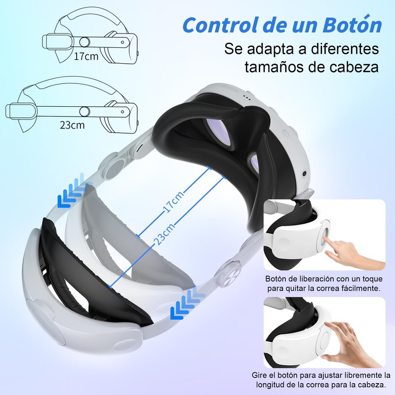 JYYBN Correa para Meta Quest 3/3S de Oculus Realidad Virtual,
