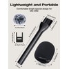 SUNMON Microphone Handheld Adapter with 2 Furry Mik Wind Protection