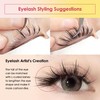 SEEDEW Eyelash Extensions, Manga MicroSpire Eyelashes, C-Curl
