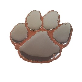 Clemson METAL Auto Emblem (with orange trim)