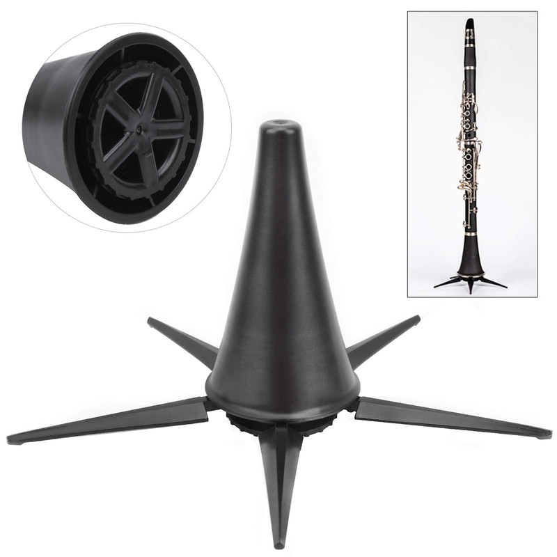 Luatoxry Clarinet Stand Holder Protable, 5-Leg Flute Clarinet Stand, Stable