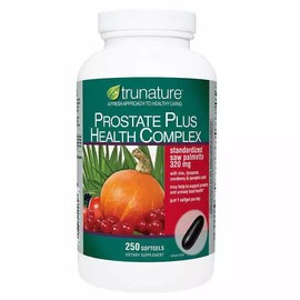 trunature Prostate Plus Health Complex 250 Softgels Saw Palmetto Zinc Lycopene