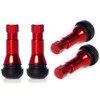 Circuit Performance Red Rubber Valve Stems TR413 30mm (Set of