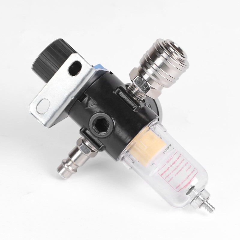 SWAWIS Pressure Regulator Compressed Air Water Separator Compressed Air 1/4