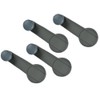 Rukse Set of Four Plastic Gray Window Cranks or Handles