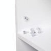 Pack of 20 Shelf Support 5 mm Plastic Transparent with