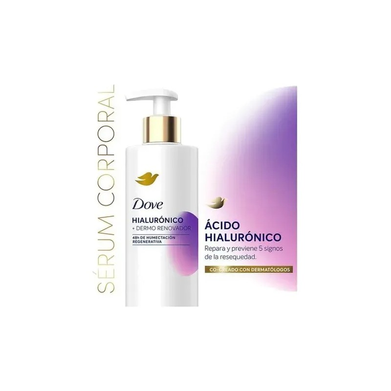 2 Sérum Corporal Hialurónico Dove Piel Extra Seca 400ml