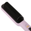 Negative Ion Hair Straightener Brush LCD Display Dual Use Heated