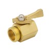 Hooshing 2PCS Garden Hose Shut Off Valve Heavy Duty 3/4"