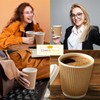 CHEF ROYALE 500x 8oz Disposable Kraft Paper Hot Coffee Cups