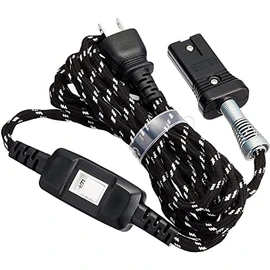 Koizumi KBK-7070 Kotatsu Cord with Intermediate Switch, Black