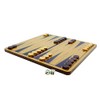 TCG Toys Solid Wood Backgammon, 10", 1032
