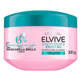 1pz L'oréal Mascarilla Para Cabello Glycolic Cristal 300g