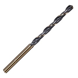 FOCMKEAS 7.5mm Twist Drill Bit High Speed Steel 4341 Straight Shank Gold and Black Coated Drilling Bits for Home Improvment DIY, Metal/Wood/Plastic