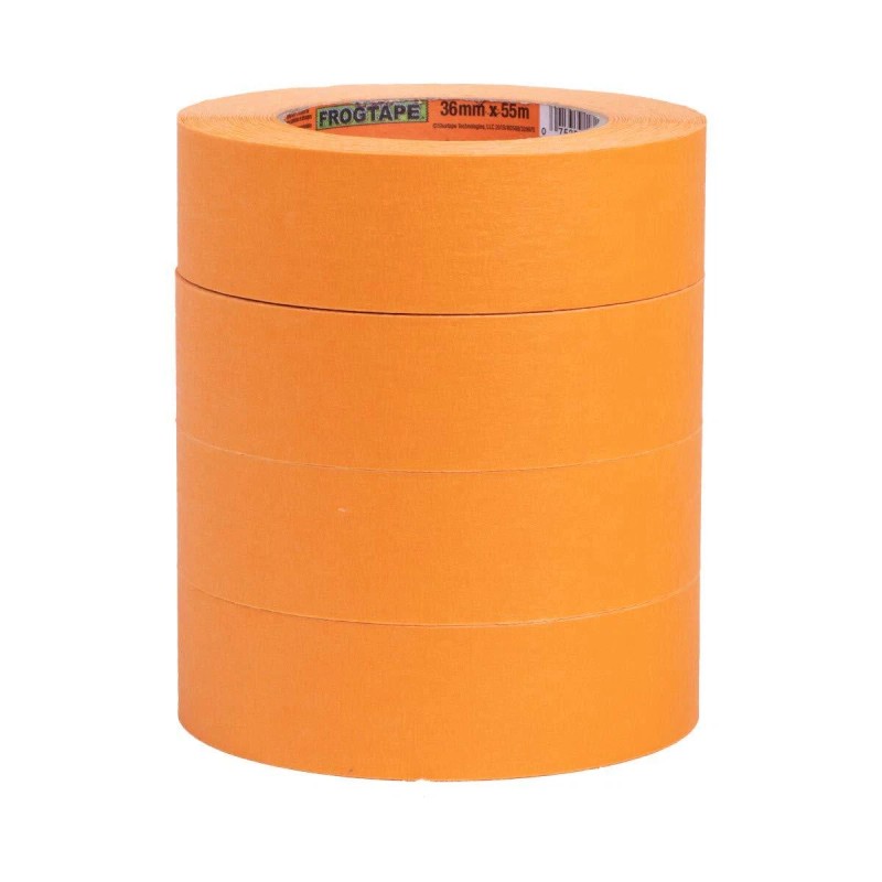 FrogTape Pro Grade Orange Masking Tape 4 Rolls 1.41in x