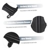 BESPORTBLE 3pcs Fashion Pu Leather Archery Arm Guard Safe Strap