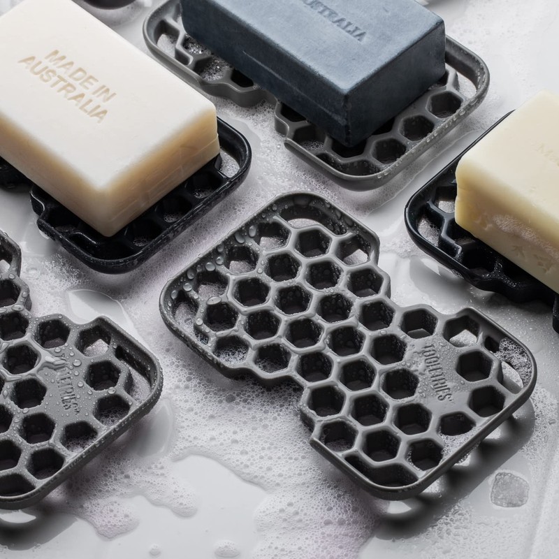 TOOLETRIES The Duke Soap Dish - Secure Holder, Silicone Toiletry