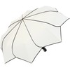 Pierre Cardin Sunflower Women's Automatic Pocket Umbrella, White, Pocket umbrella