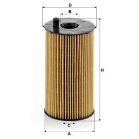 MANN-FILTER HU 934/1 x Oil Filter - CARS + TRANSPORTERS, Black
