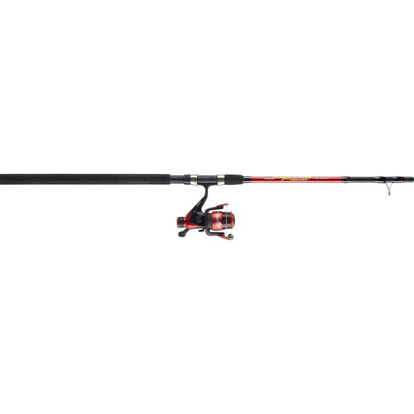 Shakespeare Unisex's Firebird 3 Piece Match Combo Rod and Reel-Black/Red, 10 Ft