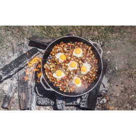 Lodge Logic 17" Large Cast Iron Skillet w/Built-in Handles