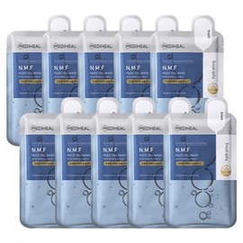 Mediheal NMF Nude Gel Mask, Pack of 10, 1 pack / 메디힐 엔엠에프 누드 겔 마스크, 10개입, 1개