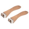 COLLBATH 2pcs Detachable Anti-Scald Pot Handle Replacement Grain Grip for